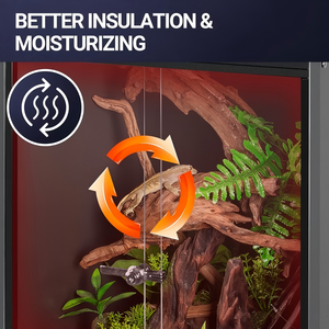 Reptizoo Meistverkauftes Hochwertiges Reptilien-PVC-Terrarium 120 Gallonen 4X2 Reptiliengehäuse PVC - Product Image 2