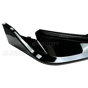 3PCS Car Front Bumper Lip for BMW M3 G80 M4 G82 2021-2023 Splitter Diffuser Body Kits Spoiler Accessories Carbon Fiber Style - Product Image 6
