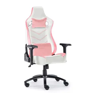 Rts Gaming Chair Low Moq United States Pink Rosa Free Shipping Massage Cool Heat Racing Task Game Chair for Oem Kid Teen Adult