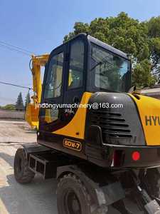Mini-excavatrice Hyundai R60 d'occasion 60W-7, prix bas, matériel de construction, excavatrice d'occasion à vendre - Product Image 5