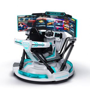 Machine de jeu de course dynamique VR à trois écrans, grande simulation de voiture 9D, machine tout-en-un, équipement de jeu vidéo avec capteur corporel - Product Image 5