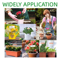 Étiquettes de plantes de jardin en cuivre piquets métal étanche herbes marqueurs verticaux étiquettes pour semis extérieurs Pots lits