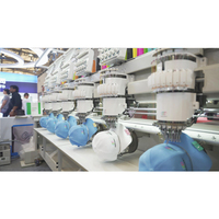 Nouvelle machine à broder informatisée à tête ronde d'usine, effet de broderie Barudan pour casquettes, t-shirts, 100 millions