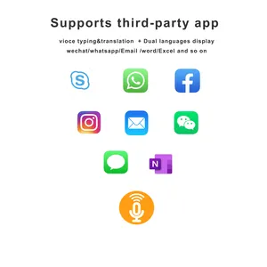 휴대용 미니 번역기 109 종류의 언어 휴대 전화 APP 번역기 실시간 스마트 음성 번역기 장치