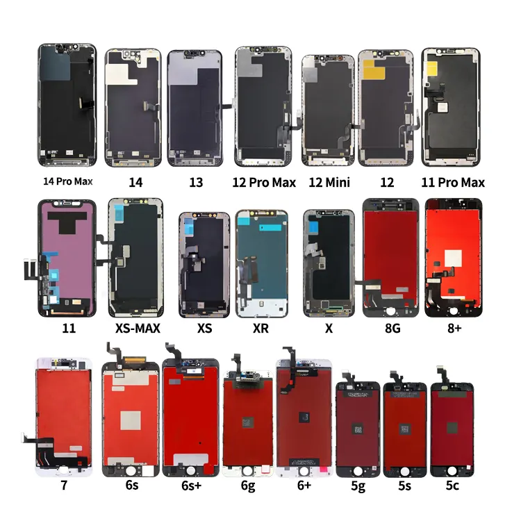 GX display lcd screen display for iphone 6 7 8,phone lcds for iphone x xr xs xmax,screen wholesale for apple 11 12 13 14 incell