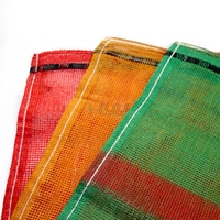 PP Leno Mesh Zak met Trekkoord 25kg 30kg 50kg Buisvormige Leno Netzak voor Ui Aardappel Knoflook Groente Fruit Brandhout
