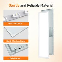 Panel de Luz LED Plano de Montaje Superficial 40W/50W Sin Parpadeo Alto CRI 80 Garantía de 5 Años CCT Ajustable