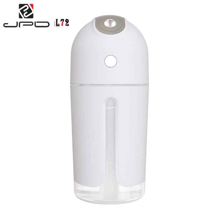 Dual Mist Outlet Wireless Humidifier with LED Light 400 ML 2000mAh ...
