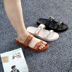 Sandalias de Verano Casuales y Ligeras para Mujer, Estilo Retro, Sandalias de Moda con Punta Descubierta, Sandalias Cómodas para Mujer - Product Image 1