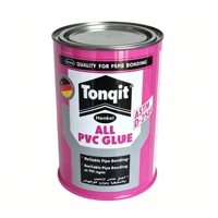 Colle et ciment pour tuyaux PVC Tonqit, solvant imperméable à prise rapide pour la plomberie et les réparations DIY des tuyaux en plastique, haute résistance, anti-fuite