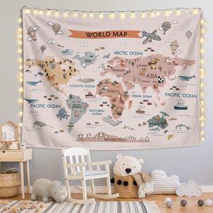 Tapiz de Pared de Poliéster con Estampado de Animales del Alfabeto, Decoración de Pared Lavable a Máquina, Tapiz de Pared al por Mayor - Product Image 6