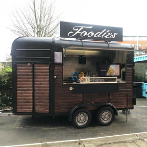 Chariot de vente ambulante en acier inoxydable 2025 pour hot-dogs, pizzas, glaces, restaurant mobile, camion de nourriture rapide, remorque alimentaire à vendre - Product Image 5