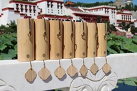 KVKA Natural Color Bamboo Wind Chimes with Chord Musical Instruments for Home Decorate