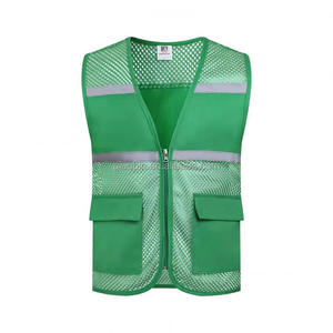 Дышащий, прочный, светоотражающий жилет повышенной видимости из ткани премиум-класса, соответствующий стандарту ANSI CLASS 2, с возможностью нанесения логотипа и индивидуальной сетчатой конструкцией. - Product Image 5