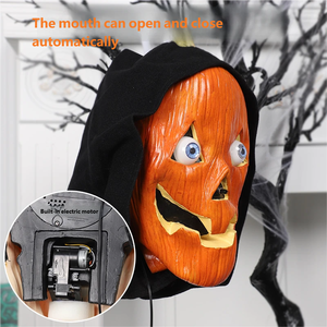 Lampada Decorativa a Forma di Teschio, Zucca e Fantasma in Lattice per Halloween, con Controllo Vocale e Illuminazione Automatica - Product Image 3
