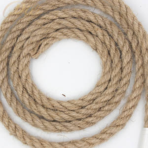 Beste Qualität Factory <span class=keywords><strong>Bulk</strong></span> 6/8/10/12/15/18mm 3plys Twisted Hanf Natur schnüre Hanfseil Verschiedene Dicke Dekorative Hanf seile - Product Image 3