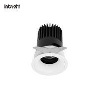 Plafonnier encastré dimmable anti-éblouissement 10W 20W 28W, spot COB commercial