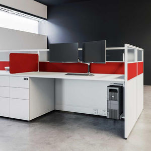 근무 공간 사무실 테이블 워크 스테이션 모듈식 4 <span class=keywords><strong>6</strong></span> 인용 책상 사무실 가구용 오픈 스태프 워크 스테이션 - Product Image 1