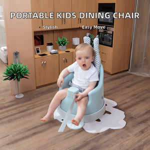 Aibedo Modern Portable Polyurethane Dining <b>Chair</b> with Push Stroller for Babies -and <b>Kids</b> Living Room Kitchen Bedroom Eat Cars - Product Image 2