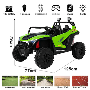 Hot Selling Kids Ride-on 4-<b>Wheel</b> Car Battery-Powered <b>Plastic</b> Toy for Children 2-4 Years - Product Image 2