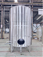 Cuve de Fermentation en Acier Inoxydable Grande Capacité 2000L 3000L 5000L pour la Vinification