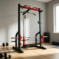 Machine Smith Hack Commerciale Multifonctionnelle avec Hack Squat pour l'entraînement de force – Équipement de Gym