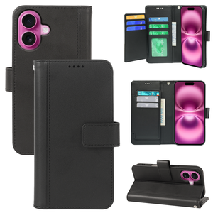 Étui de téléphone magnétique en gros avec porte-cartes pour <span class=keywords><strong>iPhone</strong></span> 15 Pro Max 16 Plus 17 Air 14 <span class=keywords><strong>13</strong></span> 16e, en cuir PU, avec portefeuille NFC pour cartes de crédit - Product Image 1