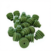 Bouchon de protection en silicone souple à clipser pour câbles, prix usine, personnalisable, pour une protection optimale des câblages