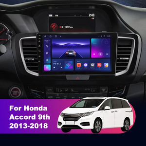 Bosstar écran tactile Android <span class=keywords><strong>lecteur</strong></span> de Navigation GPS stéréo de voiture avec CarPlay pour Honda Accord 9TH WiFi BT autoradio - Product Image 6