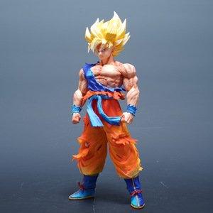 Figura <span class=keywords><strong>de</strong></span> Acción <span class=keywords><strong>de</strong></span> Goku Super Saiyan <span class=keywords><strong>de</strong></span> DBZ, <span class=keywords><strong>Primera</strong></span> Transformación, con Cabezas Intercambiables y Ropa Desgarrada para Coleccionistas - Product Image 4
