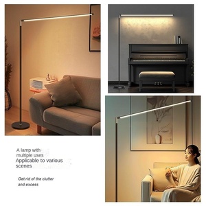 Lampe sur pied LED moderne minimaliste nordique avec abat-jour en cristal jaune/rose en acier inoxydable, décoration de luxe pour salon, chambre à coucher, chevet - Product Image 4