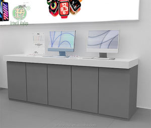 Art world Displays Marke Laptop Showroom Möbel <span class=keywords><strong>Computer</strong></span> <span class=keywords><strong>Display</strong></span> Stand Einzelhandel Electronic Shop Telefon Fall Counter Tisch - Product Image 2