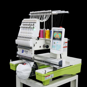 Machine à broder commerciale informatisée à tête unique 12/15/20 aiguilles pour casquettes et T-shirts, Nouveauté, Meilleure vente aux États-Unis, Prix compétitif - Product Image 1