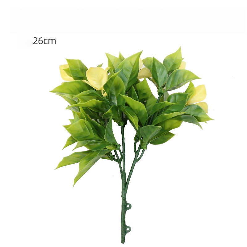 UV-Resistant Bougainvillea Leaf & Beige Plum Blossom Bouquet