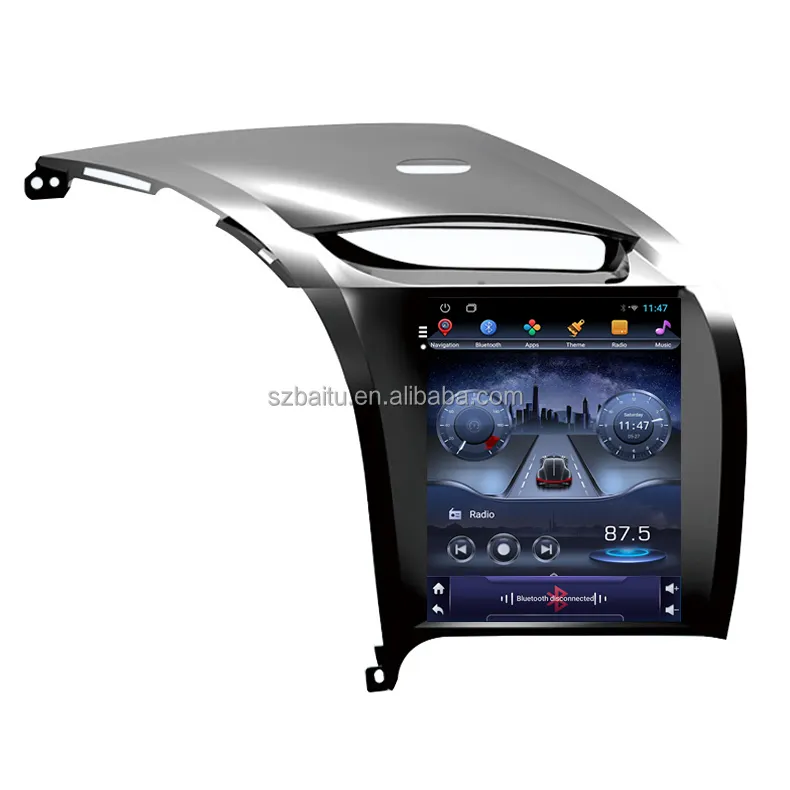 factory Android 12 IPS screen car audio system with gps for CERATO/K3/FORTE 2013-2017 Car Dvd Player Video
