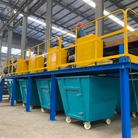 Nouvelle conception de table de tri des déchets municipaux, machine de tri manuelle, plateforme de table de tri pour l'usine de recyclage des déchets