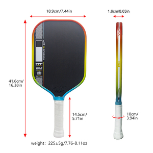 Pala de Pickleball 2025 <span class=keywords><strong>Pro</strong></span> Gen 4 T700 de Fibra de Carbono Cruda de 16 mm, Punto Dulce 40% Más Grande, Certificada por la USAPA, Tecnología TFP - Product Image 2