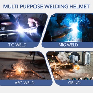 TRQ Casco de Soldadura Speedglas de Oscurecimiento Automático <span class=keywords><strong>3M</strong></span> Sombreado Negro con Molienda <span class=keywords><strong>para</strong></span> Máscara Soldador - Product Image 5