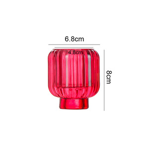 <span class=keywords><strong>Portacandele</strong></span> in <span class=keywords><strong>Vetro</strong></span> Verde a Righe Verticali Personalizzato all'Ingrosso, Supporto per Candele e Tealight da 350g per Matrimoni e Feste - Product Image 6