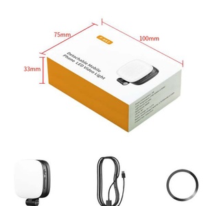 Portable Magnetic Mobile Phone Filled <b>Light</b> Mirror for Selfies, Makeup, Video Photography, and Adjustable Brightness Lighting - Product Image 3