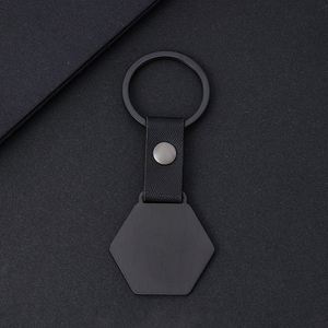 Llavero de Metal Hexagonal Grabado con Láser, Personalizado con el Logotipo de la Empresa, en Acero Inoxidable, Varias Formas Disponibles - Product Image 5