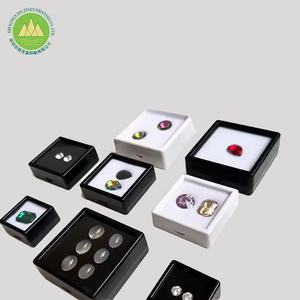 Hộp đồ trang sức lật Top đá quý trang sức bao bì hộp kim cương hiển thị trường hợp - Product Image 1