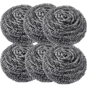 Özelleştirilmiş fabrika kaynağı paslanmaz çelik 0.13mm tel yün pot scourer scrubber mutfak temizlik için