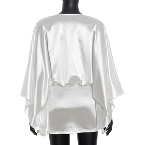 Viviblook D25DS394 Sexy Streetwear tenues Sexy automne hiver décontracté nouveau ample col en v élégant Mini robes moulantes pour les femmes - Product Image 3