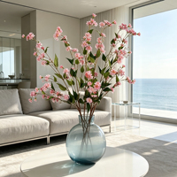 Prix promotionnel Branche de saule artificielle réaliste, fleur artificielle unique pour décoration intérieure moderne