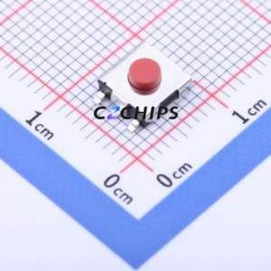 YTS-E001-2H Tactile Switch SMD Switch Single Pole Single Throw Round Button 2.5N Vertical Mount - Product Image 1