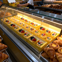 Boîte en carton personnalisée imprimée, écologique, à paroi simple, pour tarte aux œufs, avec fenêtre, pliable, emballage de pâtisserie, taille personnalisée