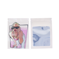 Sacs Mylar 3.5 Exotiques Personnalisés en Gros, Qualité Alimentaire, Formes Irrégulières Uniques, Emballage Alimentaire Découpé à la Forme, Refermable avec Fermeture Ziplock
