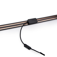 Étagère vitrine LED de supermarché système d'éclairage sur rail magnétique basse tension équipement de distribution d'énergie de décoration de maison Rail facile