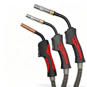 Kit de chalumeau professionnel 350A refroidi par air, pistolet MIG à alimentation par <span class=keywords><strong>fil</strong></span> cuivré, câble de 3m/5m, allumage électrique pour MIG MAG industriel - Product Image 6